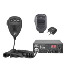 PNI Escort HP 8001L ASQ CB radijo stoties komplektas + mikrofonas ir PNI Mike 80 „Bluetooth“ adapteris PNI Escort HP 8001L ASQ CB radijo stoties komplektas + mikrofonas ir PNI Mike 80 „Bluetooth“ adapteris