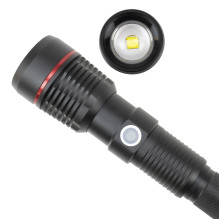 PNI Adventure F450 aluminum flashlight with focus and BOOST function, 20 W led, 1500 lm up to 450 m, power bank with USB