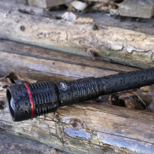 PNI Adventure F450 aluminum flashlight with focus and BOOST function, 20 W led, 1500 lm up to 450 m, power bank with USB
