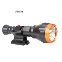PNI Adventure F550 Crystal LED flashlight, 10W, aluminum, 500lm, up to 700m, IPX6, 4000mAh battery included, USB Type-C 