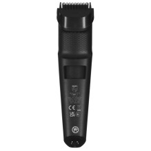„Philips BEARDTRIMMER Series 3000 BT3234/15“ barzdos kirpimo mašinėlė, baterija, 20,1 cm, juoda