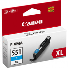 „Canon CLI-551XL“ žydra rašalo kasetė