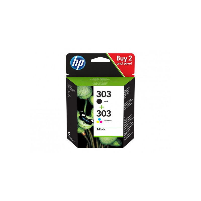 HP No. 303 2-pack Black / Tri-color 3YM92AE