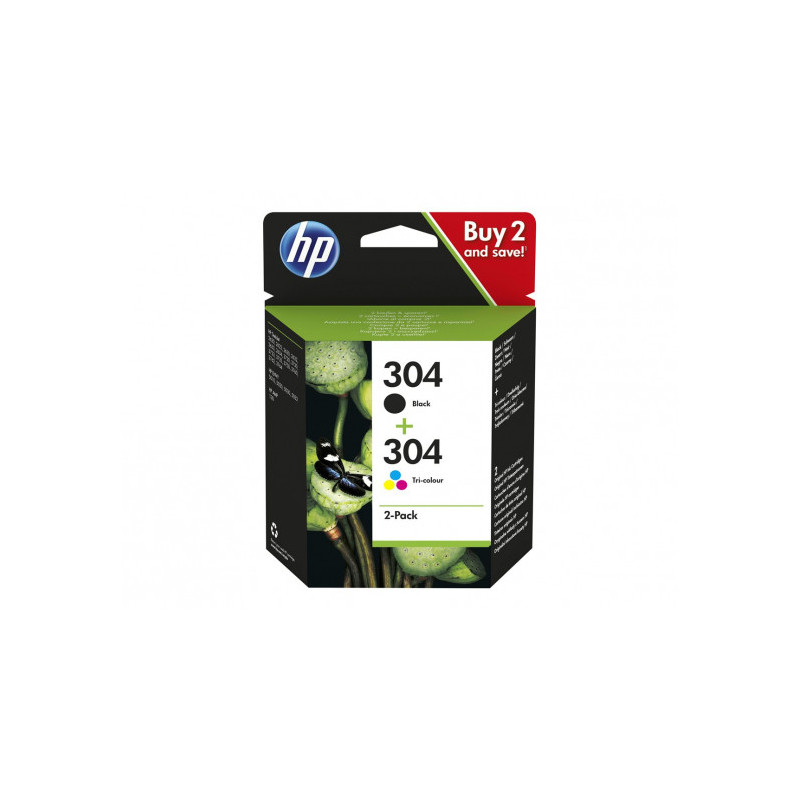HP No. 304 Multipack Black / Tri-color 3JB05AE