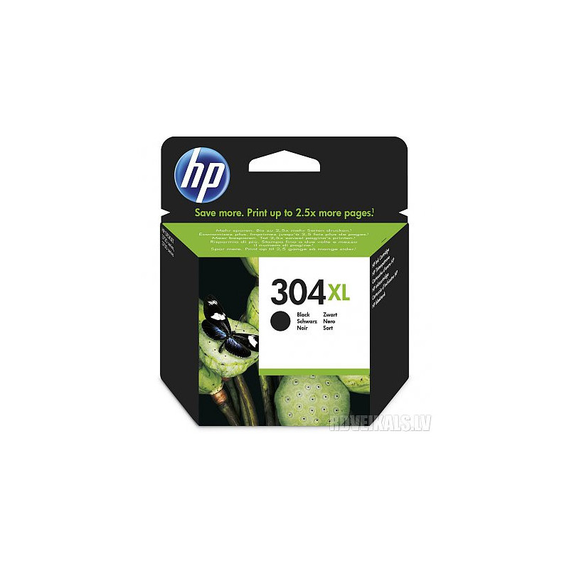 HP Nr. 304XL juoda N9K08AE UUS