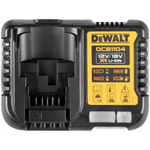 DeWalt DCB1104P2-QW Įkroviklio rinkinys DCB1104 + 2 baterijos DCB184 18 V 5 Ah