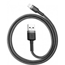 Baseus CALKLF-AG1 Cafule Cable Lightning QC3.0 2.4A, 0.5m Gray Baseus CALKLF-AG1 Cafule Cable Lightning QC3.0 2.4A, 0.5m Gray