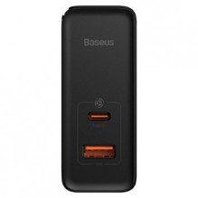 „Baseus GaN5 Pro“ 1x USB-A 1x USB-C juodas