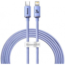 „Baseus CAJY000305“ USB-C į „Lightning“ 2 m, violetinė