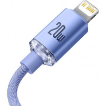 „Baseus CAJY000305“ USB-C į „Lightning“ 2 m, violetinė