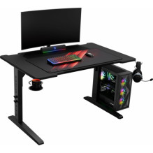 Genesis modulinis žaidimų stalas Holm 120 RGB antracito juodas