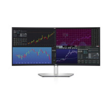 Monitorius - Dell UltraSharp U3824DW 37.5", WQHD+ Lenktas IPS, Sidabrinis