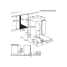Electrolux ESL5315LO Fully built-in 13 place settings E