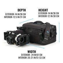 Bag - Tenba Cineluxe v2 Shoulder Bag 24 - Weatherproof, Customizable