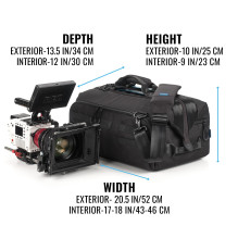 Camera bag - Tenba Cineluxe v2 shoulder bag 16 (weatherproof, padded, black)