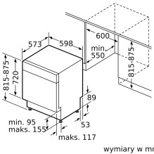Bosch Serie 2 SMU2HVS06E Built-in dishwasher 14 place settings