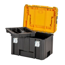 Tool Box - DeWalt DWST83343-1 Waterproof Aluminum Plastic 440mm Width Black