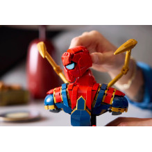 Collectible Figure - LEGO MARVEL 76326 Iron Spider-Man Bust 379 Pieces