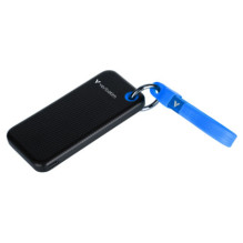 „Verbatim Pocket SSD 1TB“ išorinis diskas, juodas / mėlynas