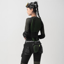 „Qunature“ slidinėjimo klubų apsaugos – pažangios L slidės, snieglentės, pačiūžos – juodos