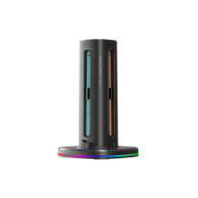 „AmazingThing Thunder Pro PlayDock“ įkroviklis „Nintendo Switch 2“ valdikliams – juodas