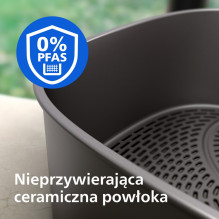 „Philips 4000“ serijos dviejų stekų „Airfryer“ su vertikaliu krepšeliu, 10 l, dviguba atskira, 2750 W, karšto oro gruzdi