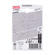 Baterija - Energizer CR2025 / 2 3V Ličio Vienkartinė Pakuotė 2 Vnt.