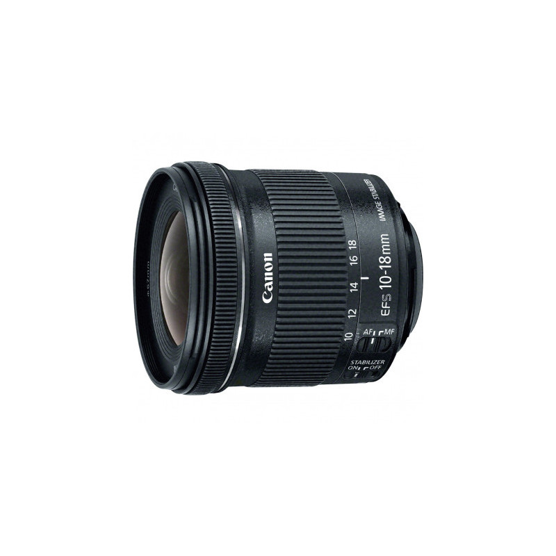 „Canon EF-S10-18MM IS STM“ + EW-73C + LC rinkinys