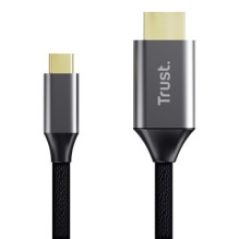 „Trust 25630“ lyties keitiklio laidas USB-C HDMI juodas, sidabrinis