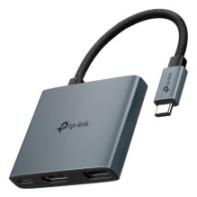 TP-Link UH3020C sąsajos šakotuvas USB Type-C 5000 Mbit/s Pilkas