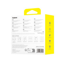 Baseus Bowie E16 belaidės ausinės, į ausis, skambučiams / muzikai, USB, C tipo, „Bluetooth“, juodos