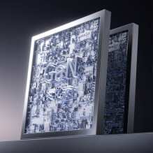 „Dudao A27STEU“ 25 W GaN USB-A sieninis įkroviklis su USB-A – USB-C laidu – baltas