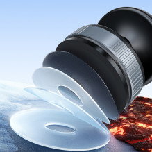 Dudao F24PRO MagSafe Compatible Car Holder with Suction Cup for Windshield or Dashboard - Black