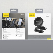 „Dudao F25 MagSafe“ suderinamas automobilio laikiklis, skirtas prietaisų skydeliui arba priekiniam stiklui - juodas