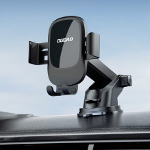 Dudao F5N+ gravity car holder with suction cup for windshield or dashboard - black