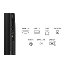 TCL P79K 43P79K TV 109.2 cm (43") 4K Ultra HD Smart TV Wi-Fi Metallic 350 cd / m²