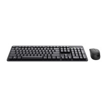 Trust Ody II keyboard Mouse included Universal RF Wireless QWERTY US English Black