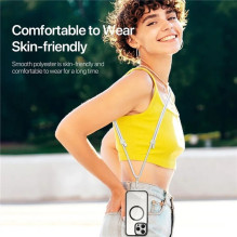 Dux Ducis Universalus DUX DUCIS Plaz - kryžminis telefono dirželis - pilka Pilka