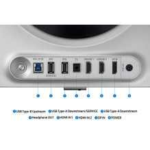 Samsung S27DG610SU computer monitor 68.6 cm (27") 2560 x 1440 pixels Quad HD OLED Silver