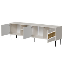 Cama INSERTO 3D1W TV spintelė 190x40x61.5 kašmyro + LED