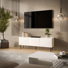 Cama LUCCA 3D TV spintelė 165x40x59 balta