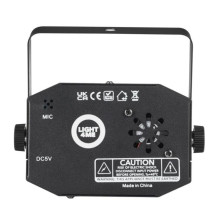 LIGHT4ME GIG Set 1 - set (smoke machine + 1 litre smoke fluid + 4-in-1 lighting effect)