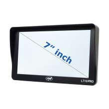 PNI L710 PRO GPS navigacijos sistema su saulės skydeliu, 7 colių, 800 MHz, 256 MB DDR, 16 GB vidinės atminties, FM siųst