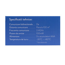 Audio Baby Monitor PNI B6500 wireless, intercom, with night lamp, Vox and Pager function, adjustable microphone sensitiv