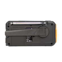 Portable radio PNI DYN300, with dynamo, solar charge, flashlight, powerbank 4000 mAh, SOS, orange Portable radio PNI DYN300, with dynamo, solar charge, flashlight, powerbank 4000 mAh, SOS, orange