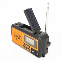 Portable radio PNI DYN300, with dynamo, solar charge, flashlight, powerbank 4000 mAh, SOS, orange Portable radio PNI DYN300, with dynamo, solar charge, flashlight, powerbank 4000 mAh, SOS, orange