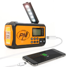 Portable radio PNI DYN300, with dynamo, solar charge, flashlight, powerbank 4000 mAh, SOS, orange Portable radio PNI DYN300, with dynamo, solar charge, flashlight, powerbank 4000 mAh, SOS, orange