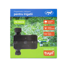 Intelligent irrigation programmer PNI SWI170, Wi-Fi, 3 / 4 or 1 / 2 connection, 1700 l / h, control via Tuya app, compat Intelligent irrigation programmer PNI SWI170, Wi-Fi, 3 / 4 or 1 / 2 connection, 1700 l / h, control via Tuya app, compat