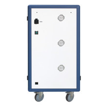 Techly I-CABINET-30DUTY portable device management cart / cabinet White, Blue