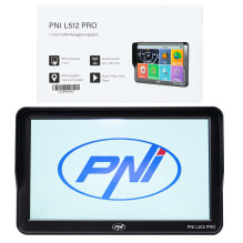 PNI L512 PRO GPS navigacijos sistema su saulės skydeliu, 7 colių, 800 MHz, 512 MB DDR, 16 GB vidinės atminties, FM siųst